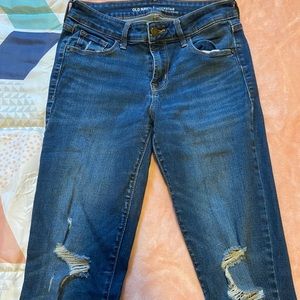 old navy rockstar size 2 mid rise